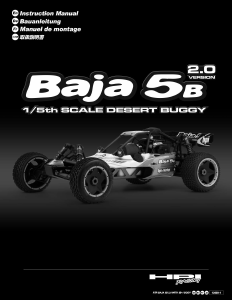 Bedienungsanleitung HPI Racing Baja 5B Desert Buggy Funkferngesteuerten auto