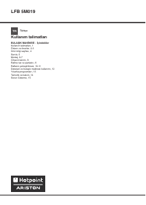 Kullanım kılavuzu Hotpoint-Ariston LFB 5M019 B TK Bulaşık makinesi