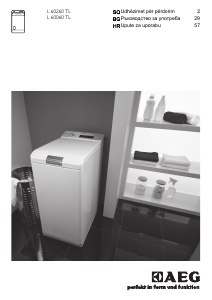 Priručnik AEG L60060TL Stroj za pranje rublja