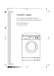 Handleiding AEG L60600 Wasmachine