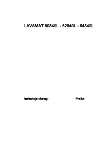 Instrukcja AEG L60840L Pralka
