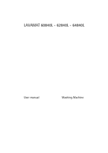 Manual AEG L64840L Washing Machine