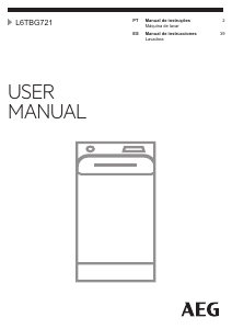 Manual de uso AEG L6TBG721 Lavadora