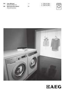 Manual AEG L72670DFL Washing Machine