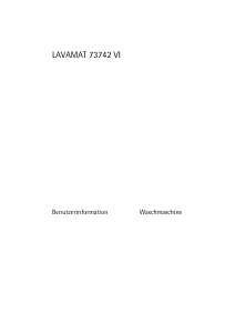 Bedienungsanleitung AEG L73742VI Waschmaschine