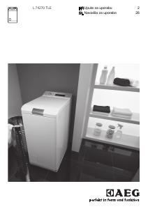 Priručnik AEG L74270TLE Stroj za pranje rublja