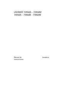 Manual de uso AEG L74950A Lavadora