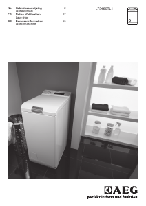 Bedienungsanleitung AEG L75460TL1 Waschmaschine