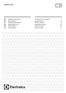 Brugsanvisning Electrolux EMS21400W Mikroovn