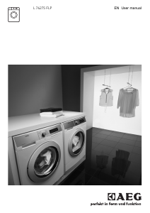 Manual AEG L76275FLP Washing Machine