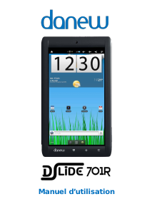 Mode d’emploi Danew DSlide 701R Tablette