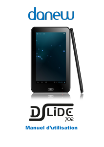 Mode d’emploi Danew DSlide 702 Tablette