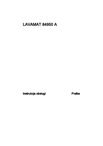 Instrukcja AEG L84950A Pralka