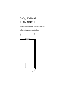Handleiding AEG LAV41280 Wasmachine