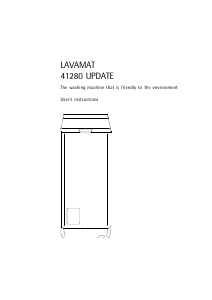 Manual AEG LAV41280 Washing Machine