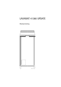 Bruksanvisning AEG LAV41380 Vaskemaskin