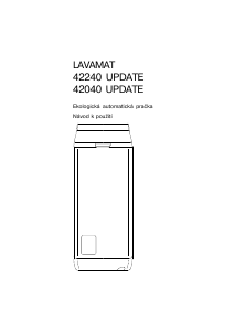 Manuál AEG LAV42040 Pračka