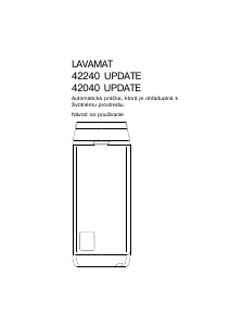 Návod AEG LAV42040 Práčka