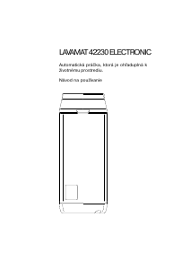 Návod AEG LAV42230 Práčka