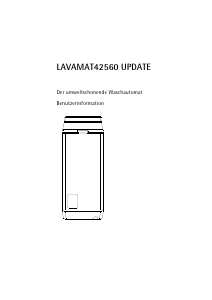 Bedienungsanleitung AEG LAV42560 Waschmaschine