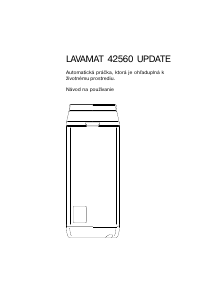 Návod AEG LAV42560 Práčka