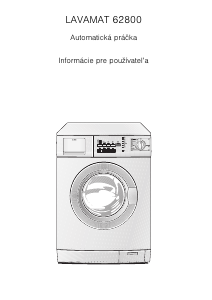 Návod AEG LAV62800 Práčka