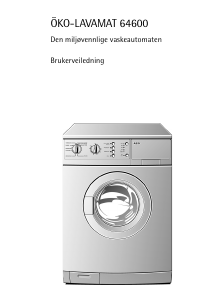 Bruksanvisning AEG LAV64600-W Vaskemaskin