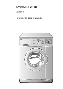 Manual de uso AEG LAVW1030-W Lavadora