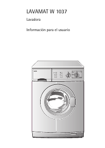 Manual de uso AEG LAVW1037-W Lavadora