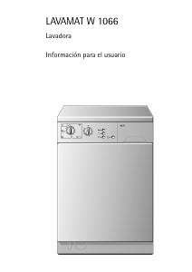Manual de uso AEG LAVW1066-W Lavadora
