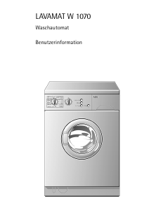 Bedienungsanleitung AEG LAVW1070-W Waschmaschine