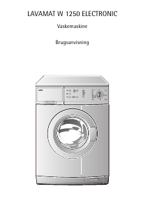 Brugsanvisning AEG LAVW1259 Vaskemaskine