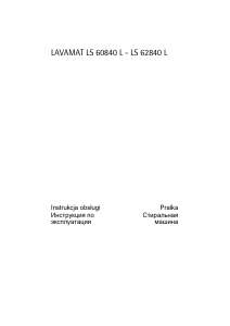 Instrukcja AEG LS60840L Pralka