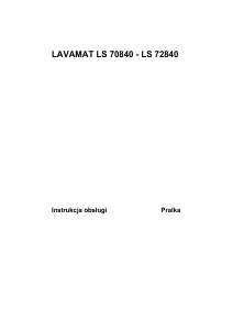 Instrukcja AEG LS70840 Pralka