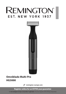 Manual Remington HG5000 Omniblade Multi-Pro Beard Trimmer