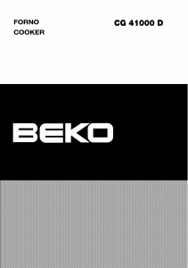 Manual BEKO CG 41000 D Range