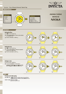Handleiding Invicta Pro Diver 38575 Horloge
