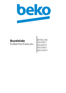Kullanım kılavuzu BEKO 9625 NEX Donduruculu buzdolabı