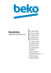 Kullanım kılavuzu BEKO B1 9459 NMN Donduruculu buzdolabı