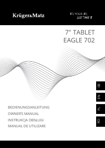 Manual Krüger and Matz KM0702 Eagle Tabletă