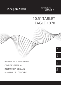 Manual Krüger and Matz KM10701 Eagle Tabletă