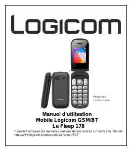 Mode d’emploi Logicom Le Fleep 178 Téléphone portable