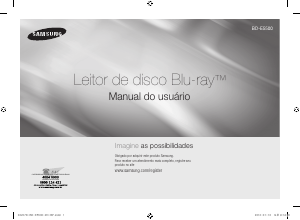 Manual Samsung BD-E5500 Leitor de blu-ray