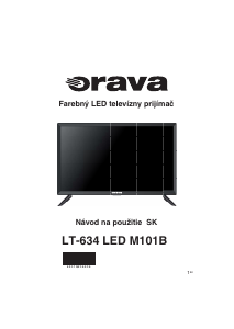 Manuál Orava LT-634 LED M101B LED televize