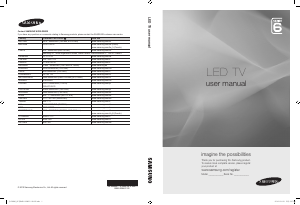 Manual Samsung UE37C6825US LED Television