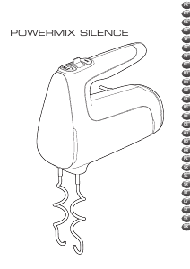 Instrukcja Tefal HT650E38 Powermix Silence Mikser ręczny