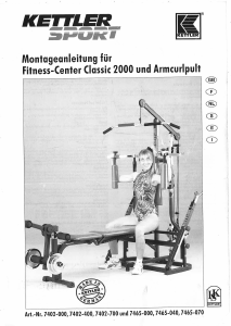 Mode d’emploi Kettler Classic 2000 Appareil de musculation