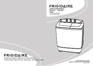 Manual Frigidaire FLBY06GGAWF Washing Machine