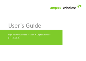 Bruksanvisning Amped Wireless R10000G Router