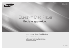 Bedienungsanleitung Samsung BD-J5900 Blu-ray player